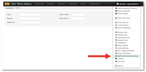 daxko donate button website.